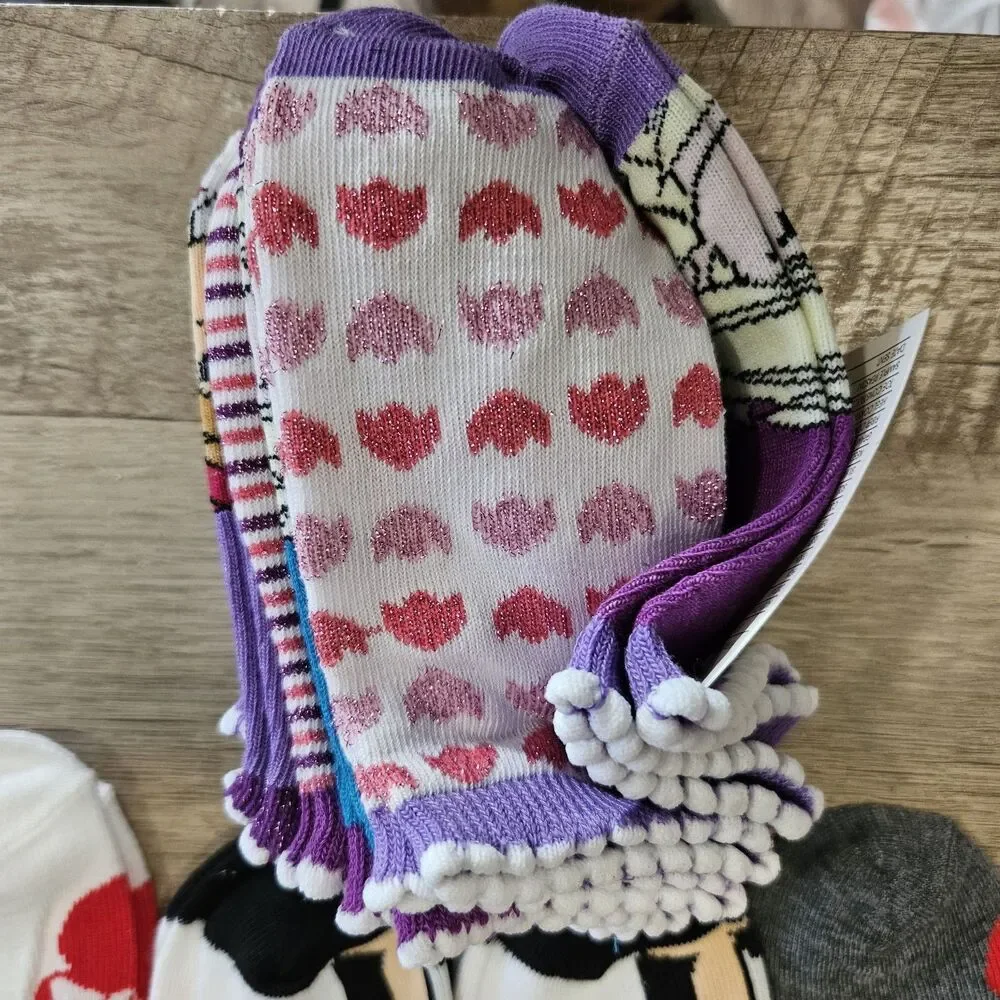 Girl Socks *SAMPLES* 20 Pairs Size 6-8 years Disney Frozen Minnie Inside Out